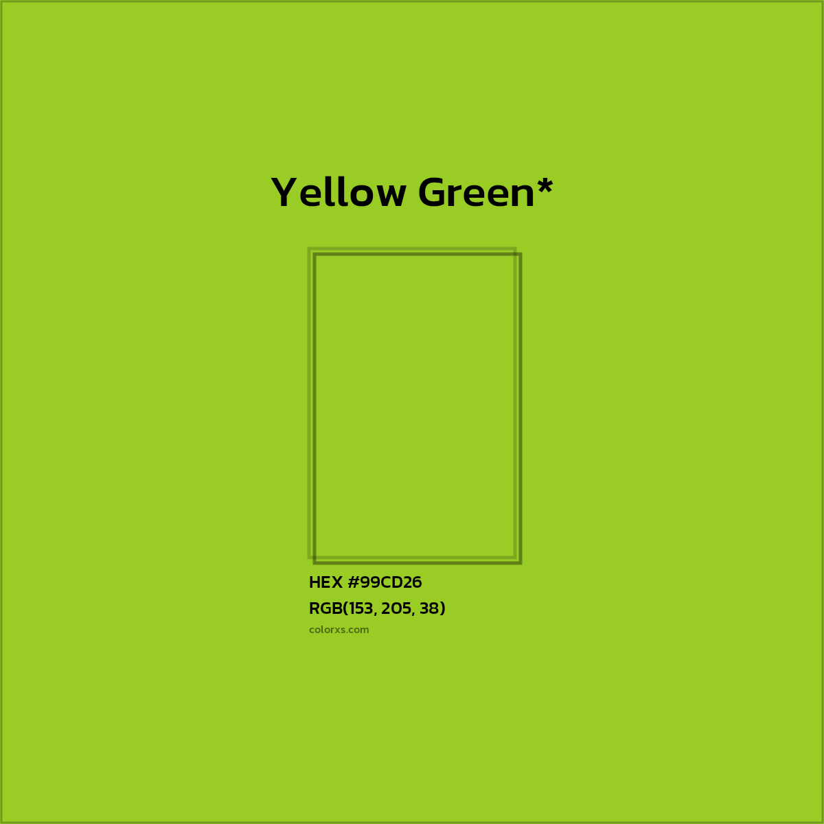 HEX #99CD26 Color Name, Color Code, Palettes, Similar Paints, Images