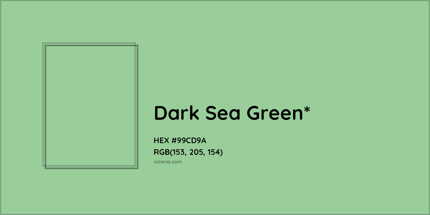 HEX #99CD9A Color Name, Color Code, Palettes, Similar Paints, Images