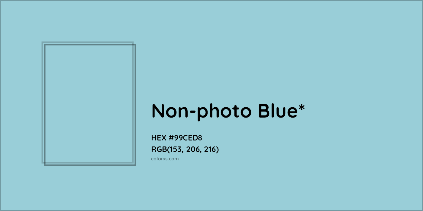 HEX #99CED8 Color Name, Color Code, Palettes, Similar Paints, Images