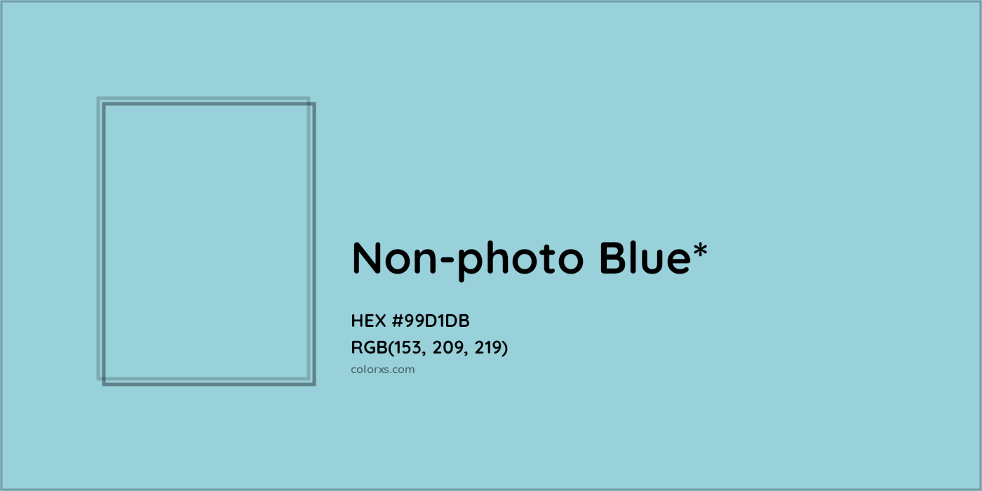HEX #99D1DB Color Name, Color Code, Palettes, Similar Paints, Images