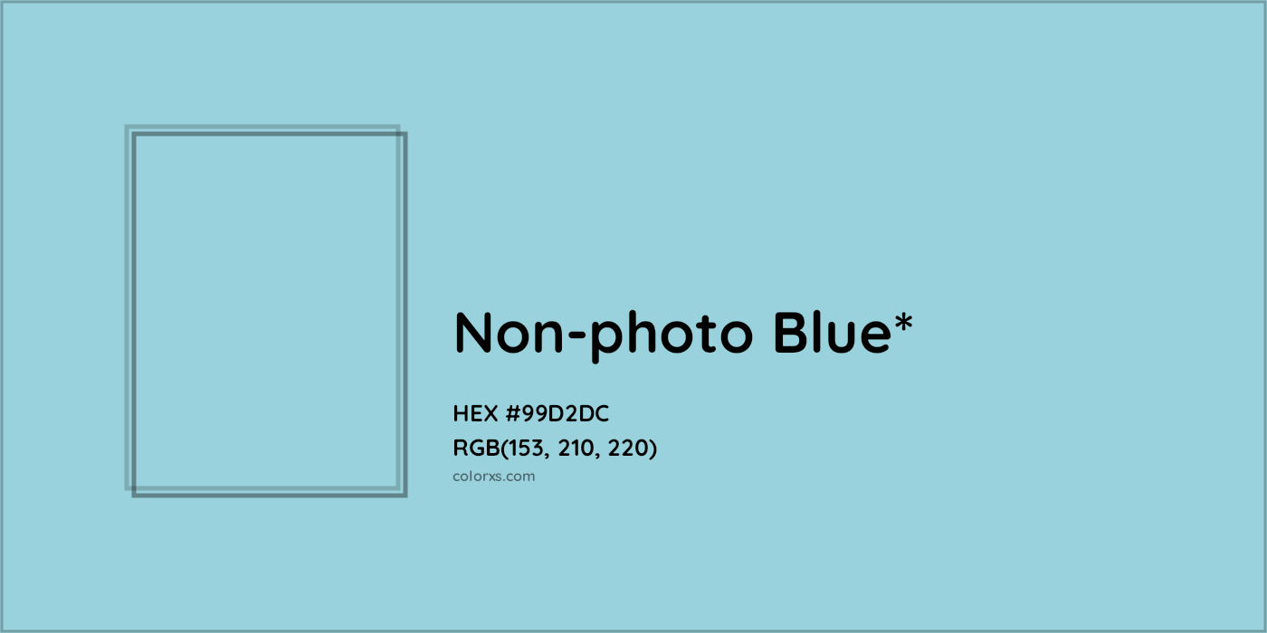 HEX #99D2DC Color Name, Color Code, Palettes, Similar Paints, Images