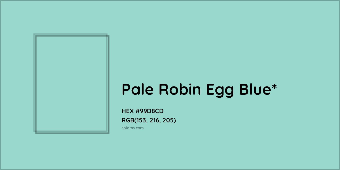 HEX #99D8CD Color Name, Color Code, Palettes, Similar Paints, Images