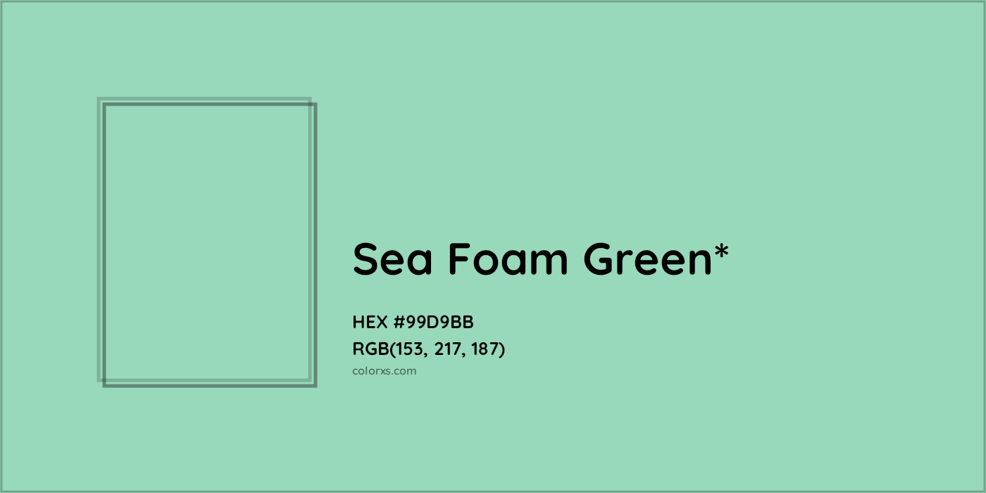 HEX #99D9BB Color Name, Color Code, Palettes, Similar Paints, Images