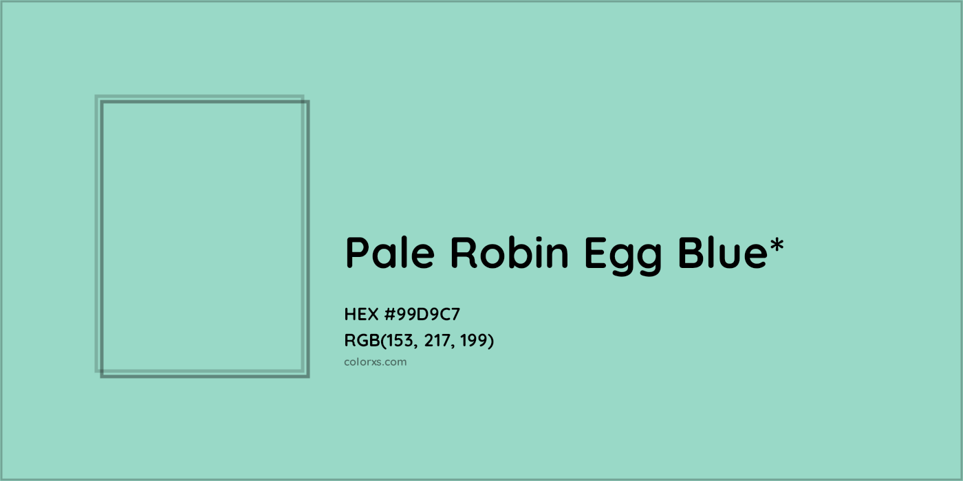 HEX #99D9C7 Color Name, Color Code, Palettes, Similar Paints, Images