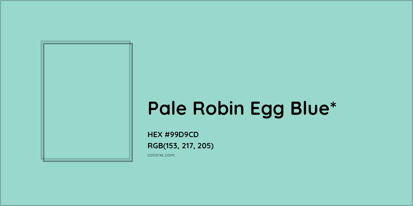 HEX #99D9CD Color Name, Color Code, Palettes, Similar Paints, Images