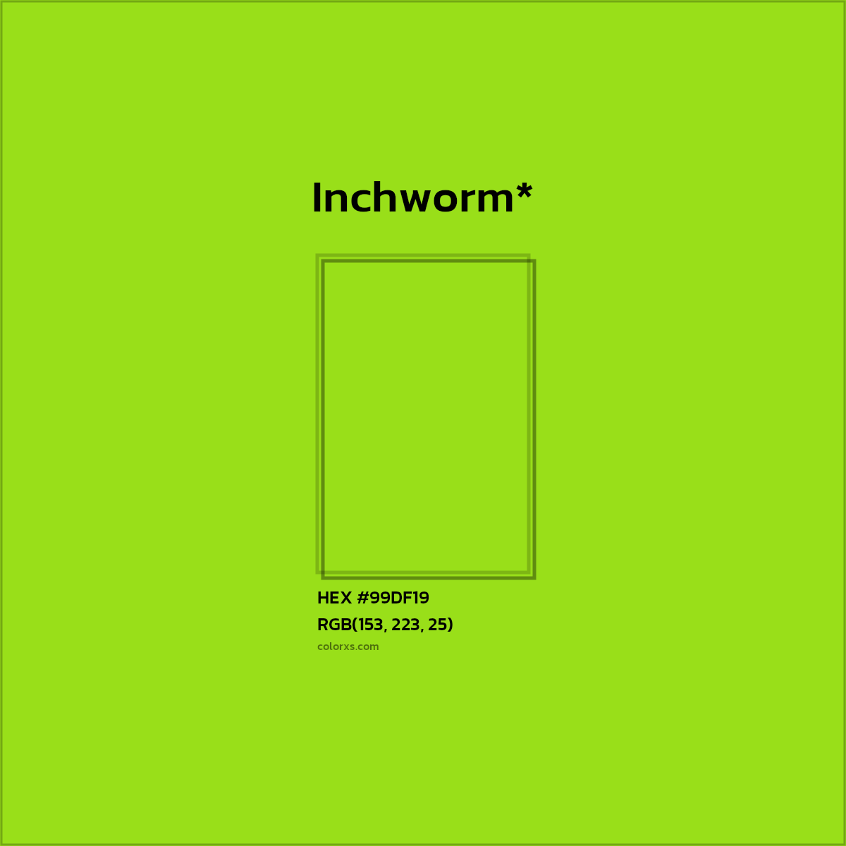 HEX #99DF19 Color Name, Color Code, Palettes, Similar Paints, Images
