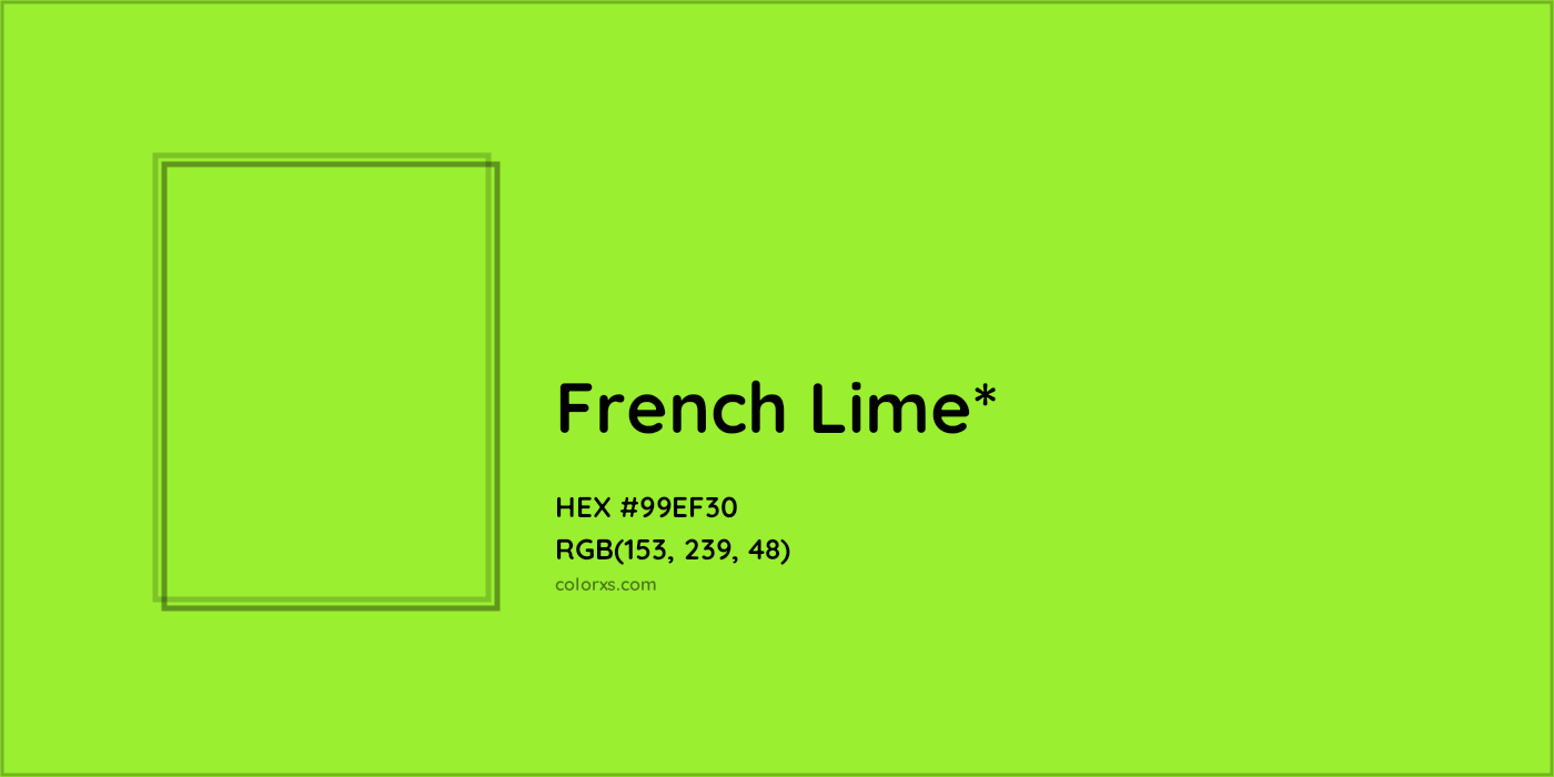 HEX #99EF30 Color Name, Color Code, Palettes, Similar Paints, Images