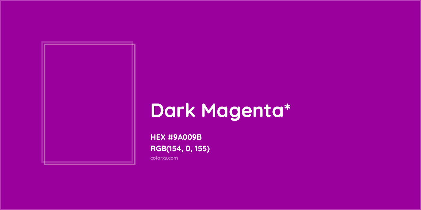 HEX #9A009B Color Name, Color Code, Palettes, Similar Paints, Images