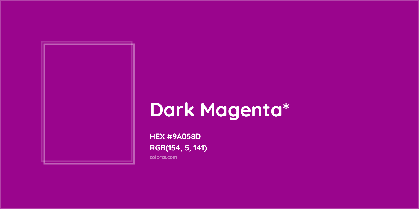 HEX #9A058D Color Name, Color Code, Palettes, Similar Paints, Images