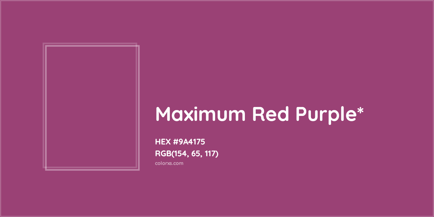 HEX #9A4175 Color Name, Color Code, Palettes, Similar Paints, Images