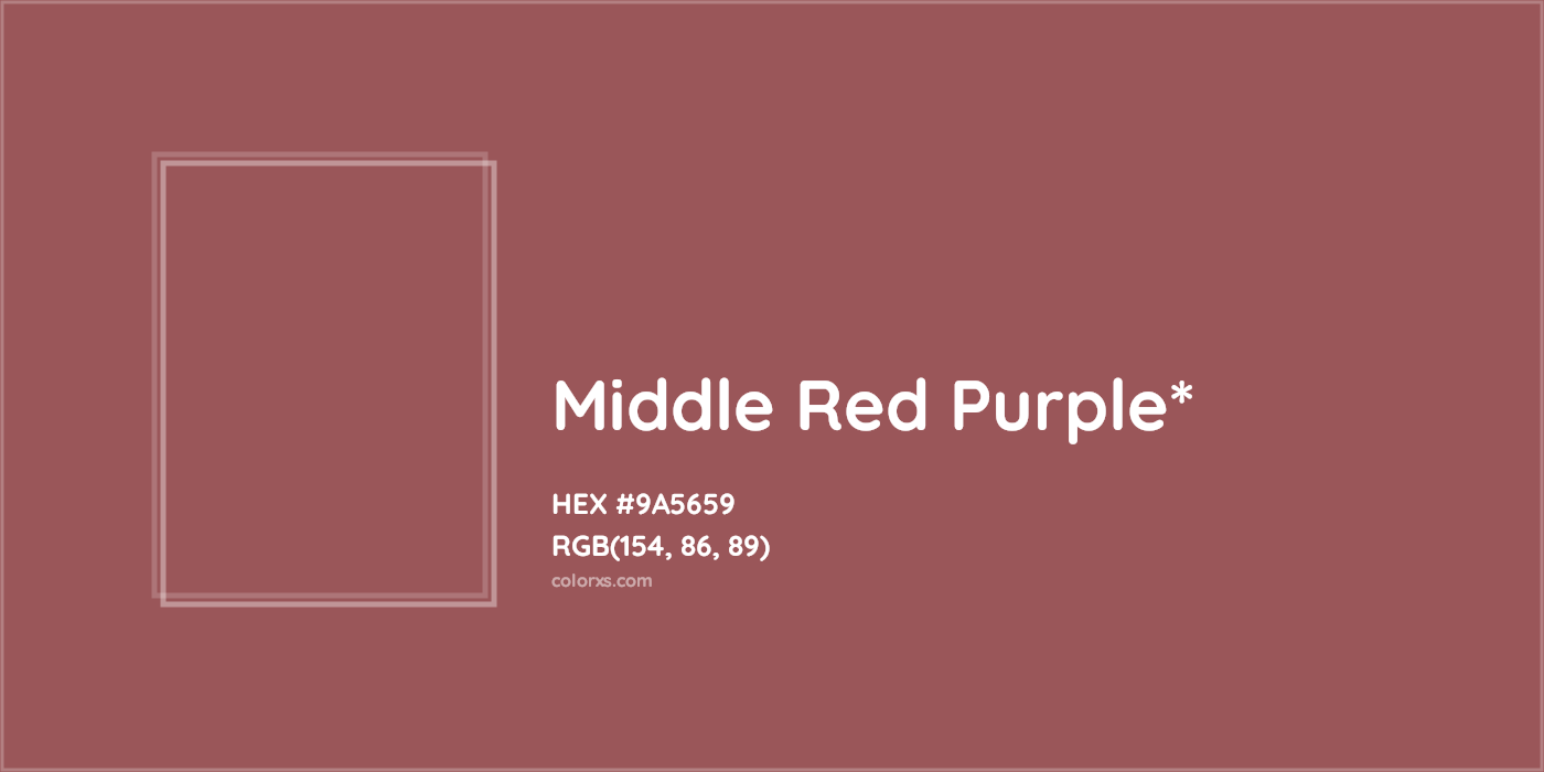 HEX #9A5659 Color Name, Color Code, Palettes, Similar Paints, Images