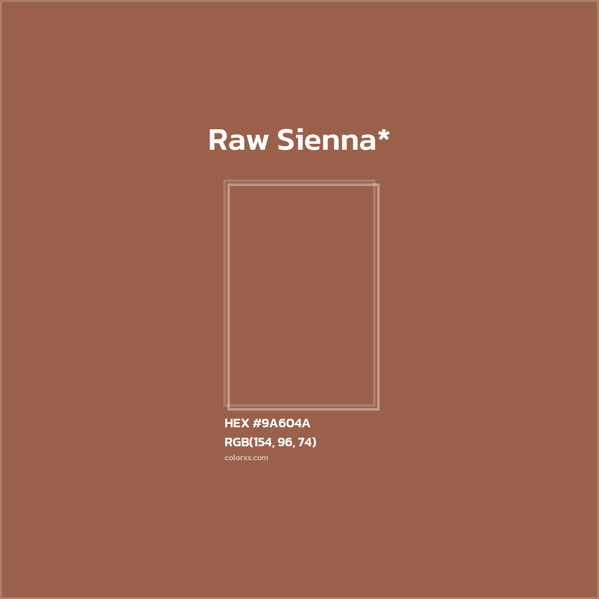 HEX #9A604A Color Name, Color Code, Palettes, Similar Paints, Images
