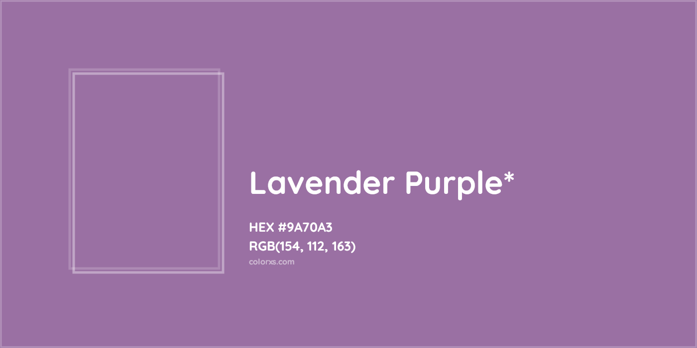 HEX #9A70A3 Color Name, Color Code, Palettes, Similar Paints, Images