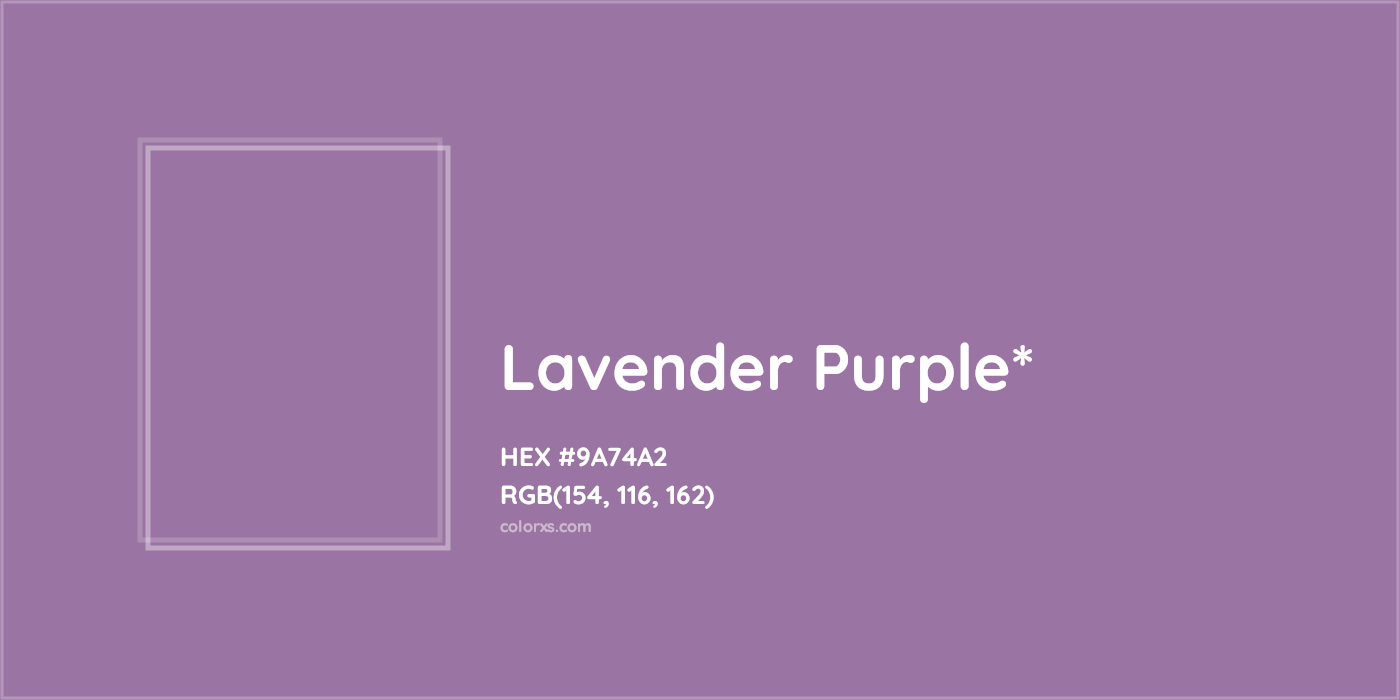 HEX #9A74A2 Color Name, Color Code, Palettes, Similar Paints, Images