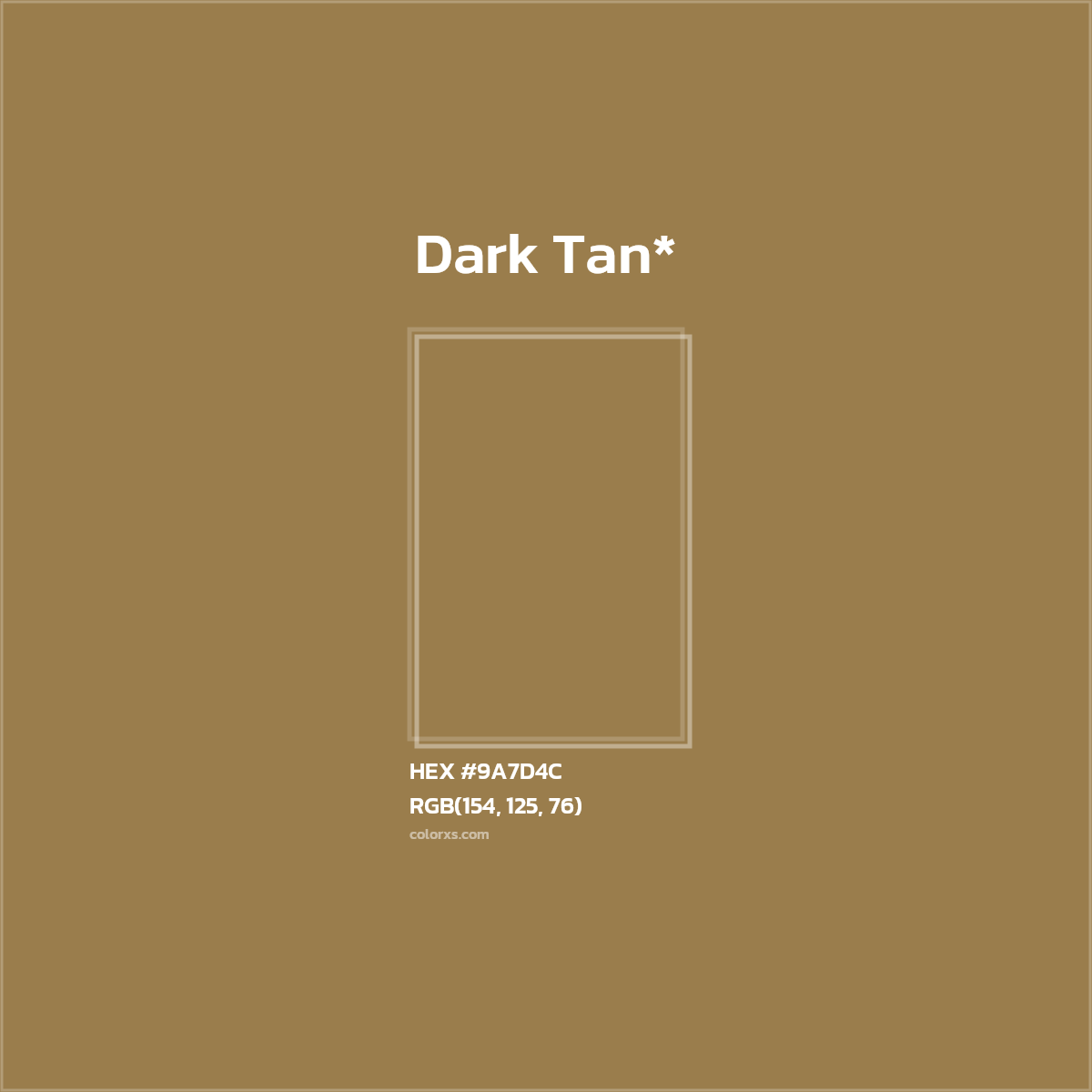 HEX #9A7D4C Color Name, Color Code, Palettes, Similar Paints, Images