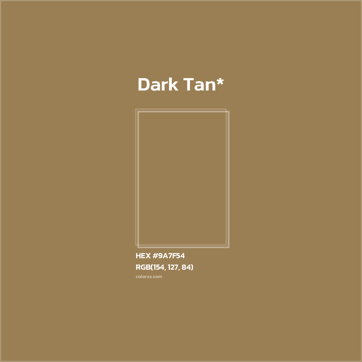 HEX #9A7F54 Color Name, Color Code, Palettes, Similar Paints, Images