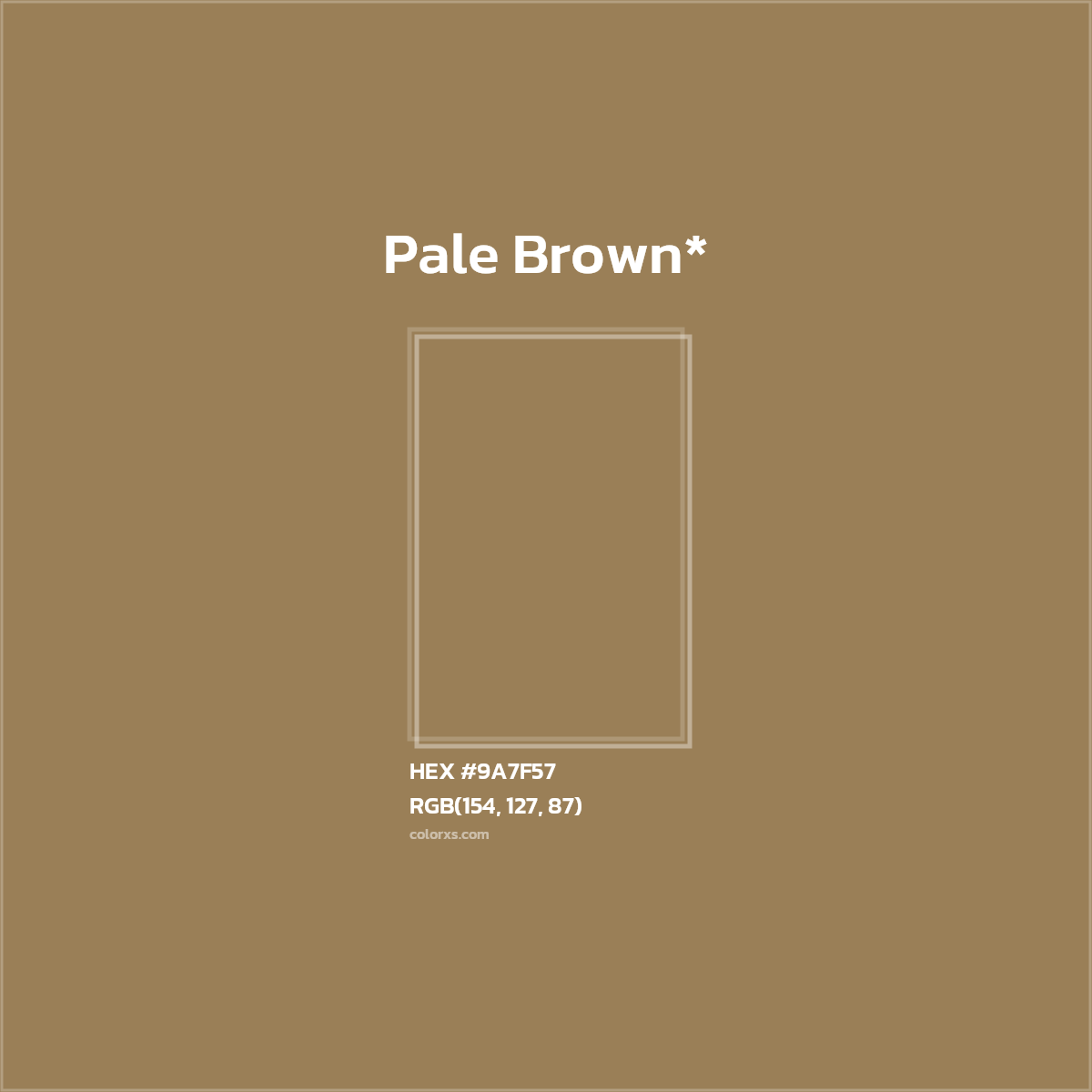 HEX #9A7F57 Color Name, Color Code, Palettes, Similar Paints, Images