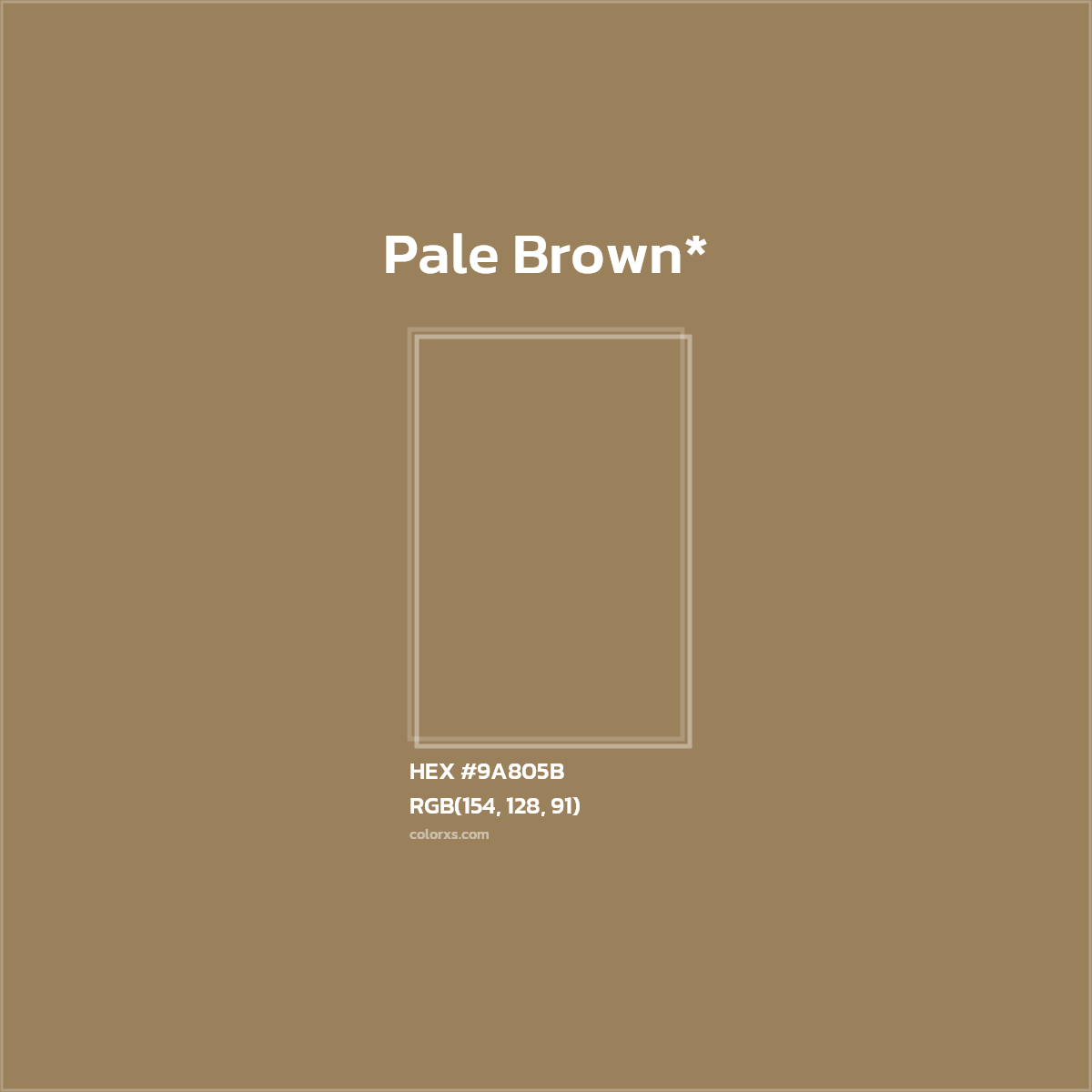 HEX #9A805B Color Name, Color Code, Palettes, Similar Paints, Images