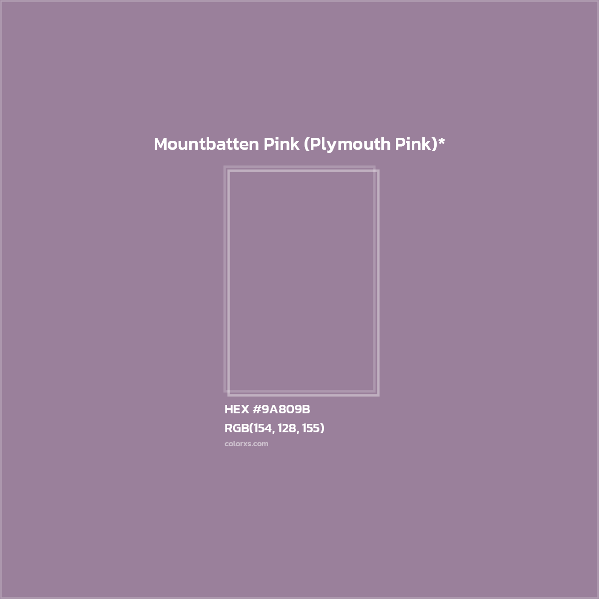 HEX #9A809B Color Name, Color Code, Palettes, Similar Paints, Images