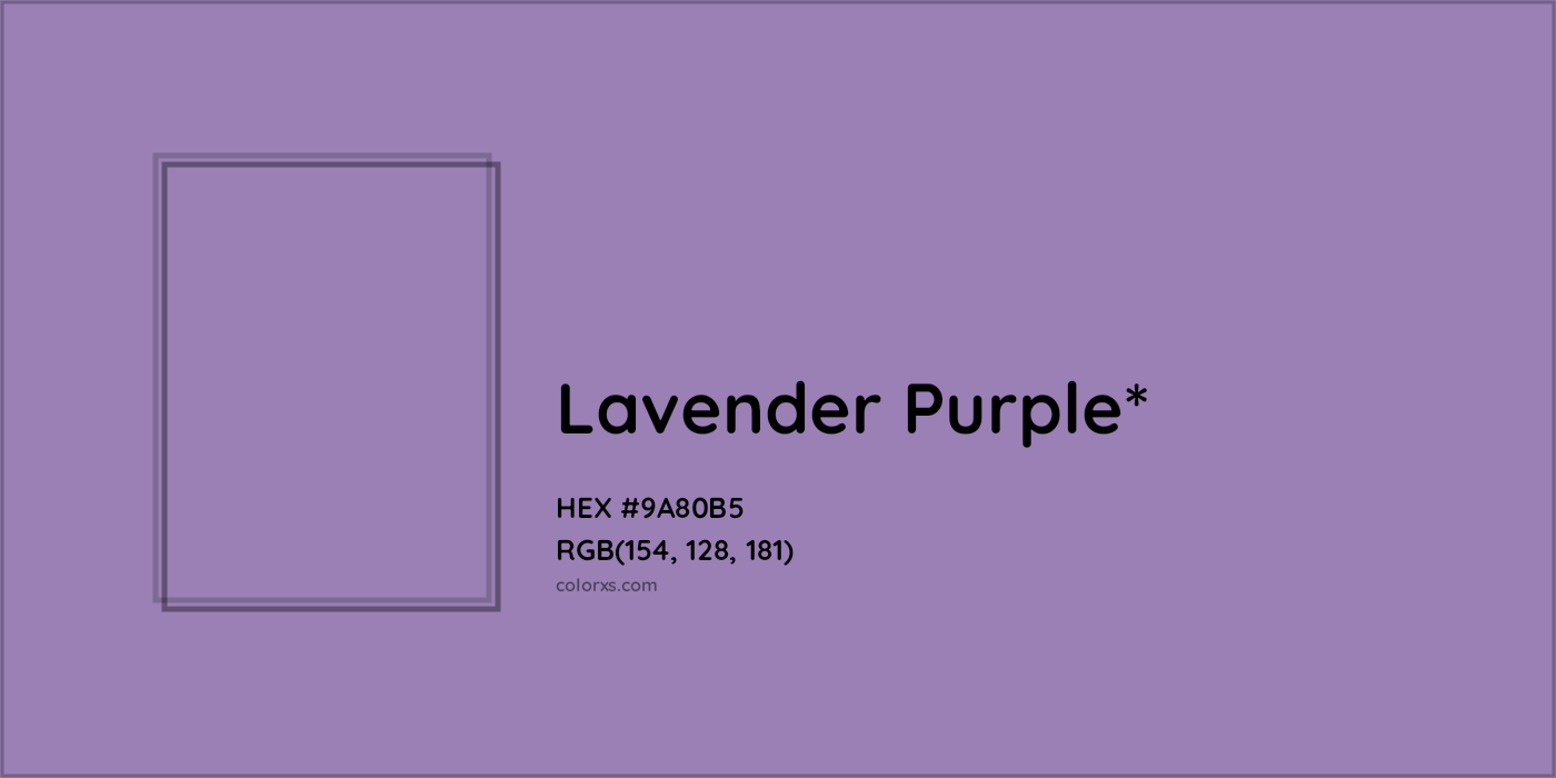 HEX #9A80B5 Color Name, Color Code, Palettes, Similar Paints, Images