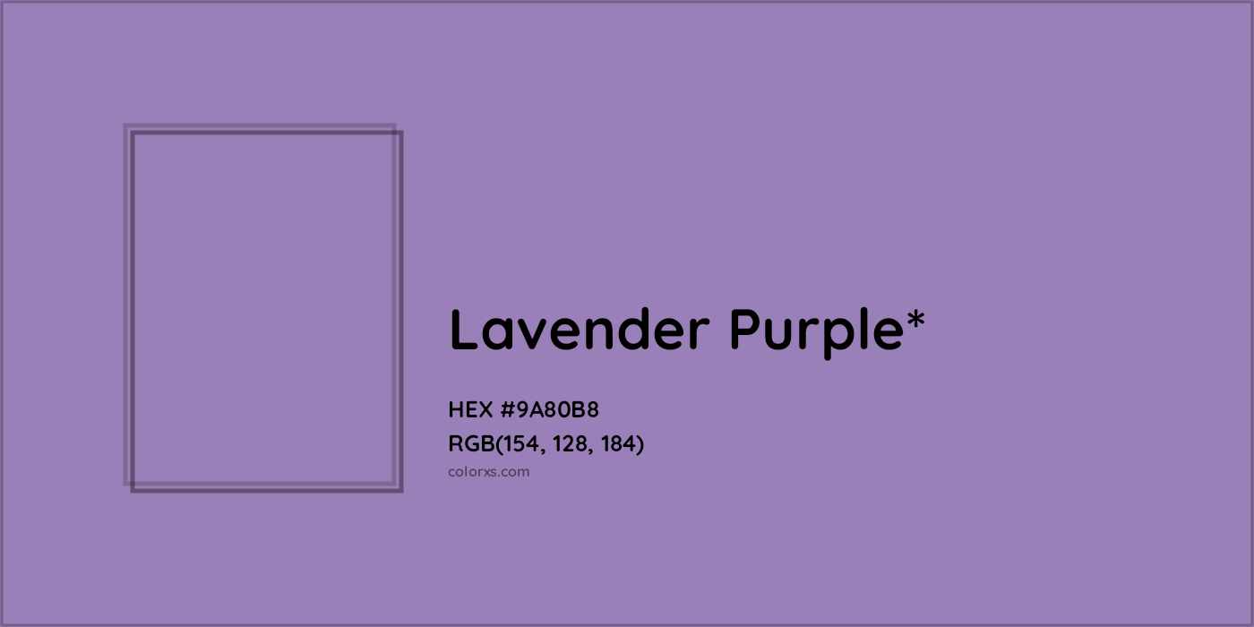 HEX #9A80B8 Color Name, Color Code, Palettes, Similar Paints, Images