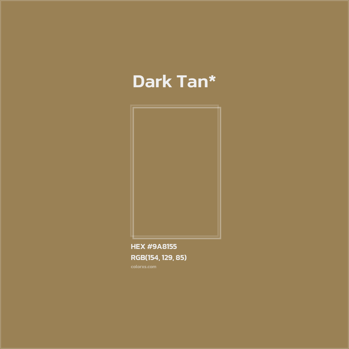 HEX #9A8155 Color Name, Color Code, Palettes, Similar Paints, Images