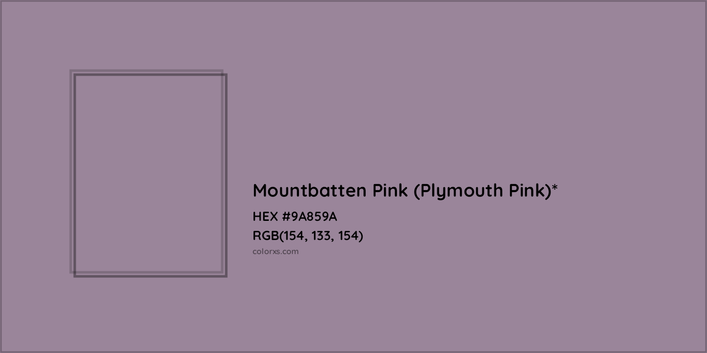 HEX #9A859A Color Name, Color Code, Palettes, Similar Paints, Images