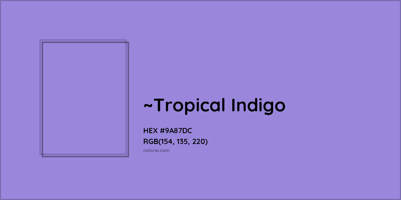 HEX #9A87DC Color Name, Color Code, Palettes, Similar Paints, Images