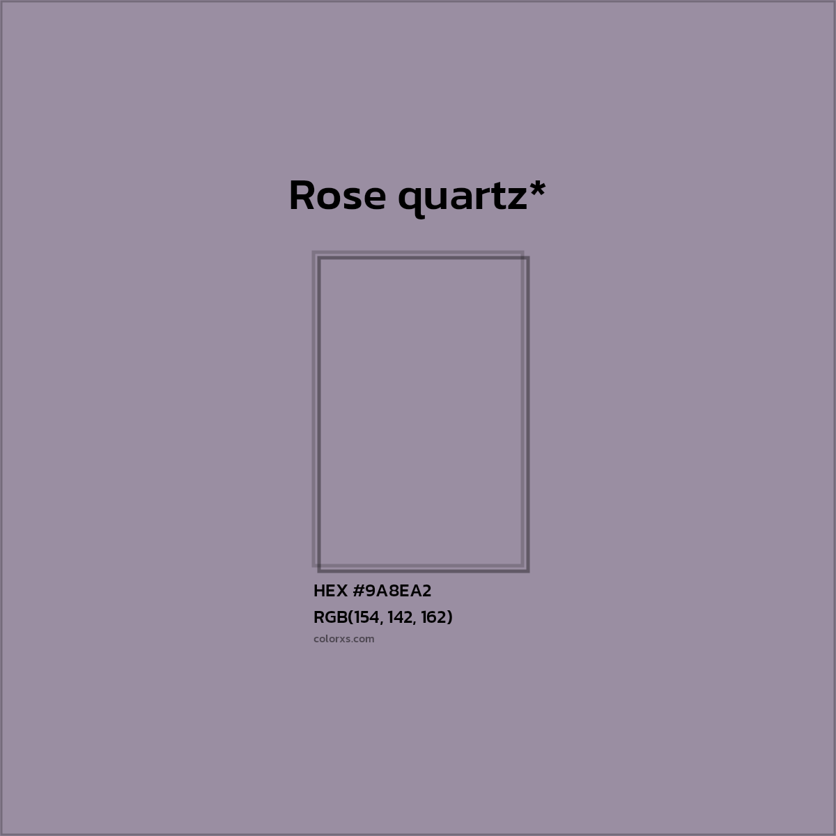HEX #9A8EA2 Color Name, Color Code, Palettes, Similar Paints, Images