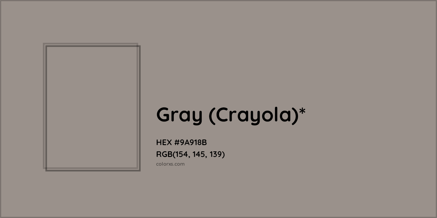 HEX #9A918B Color Name, Color Code, Palettes, Similar Paints, Images