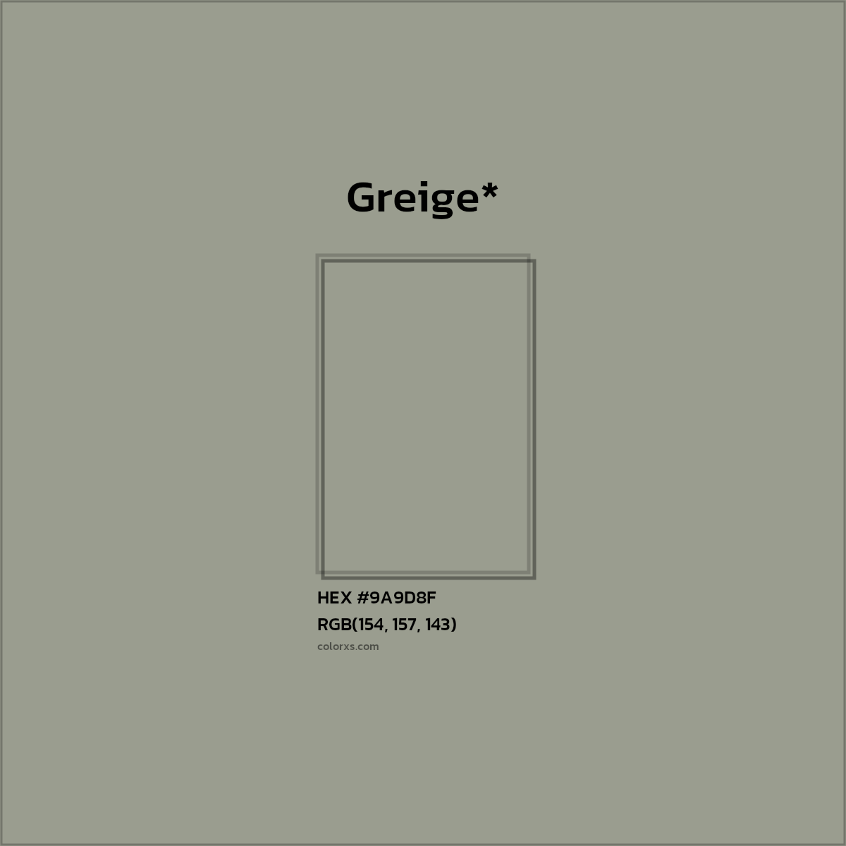 HEX #9A9D8F Color Name, Color Code, Palettes, Similar Paints, Images
