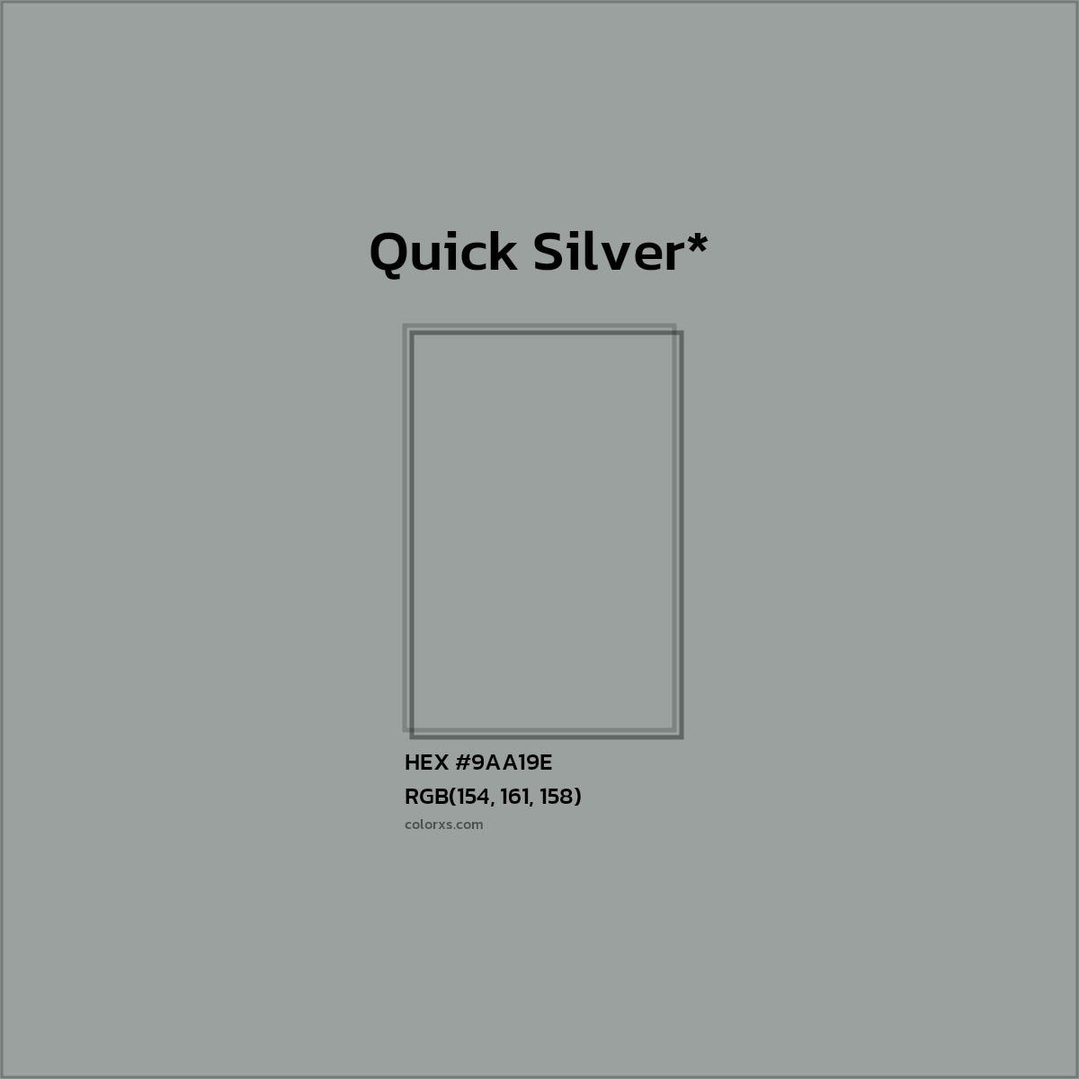 HEX #9AA19E Color Name, Color Code, Palettes, Similar Paints, Images