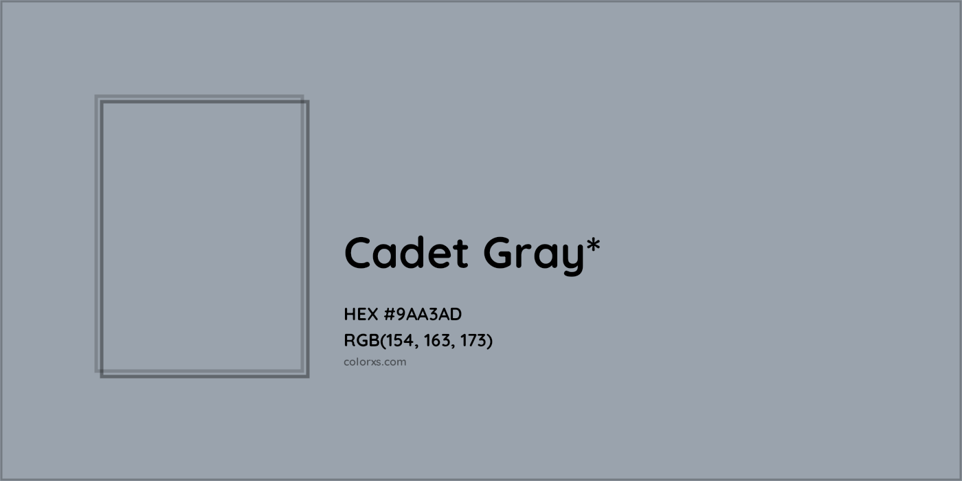 HEX #9AA3AD Color Name, Color Code, Palettes, Similar Paints, Images