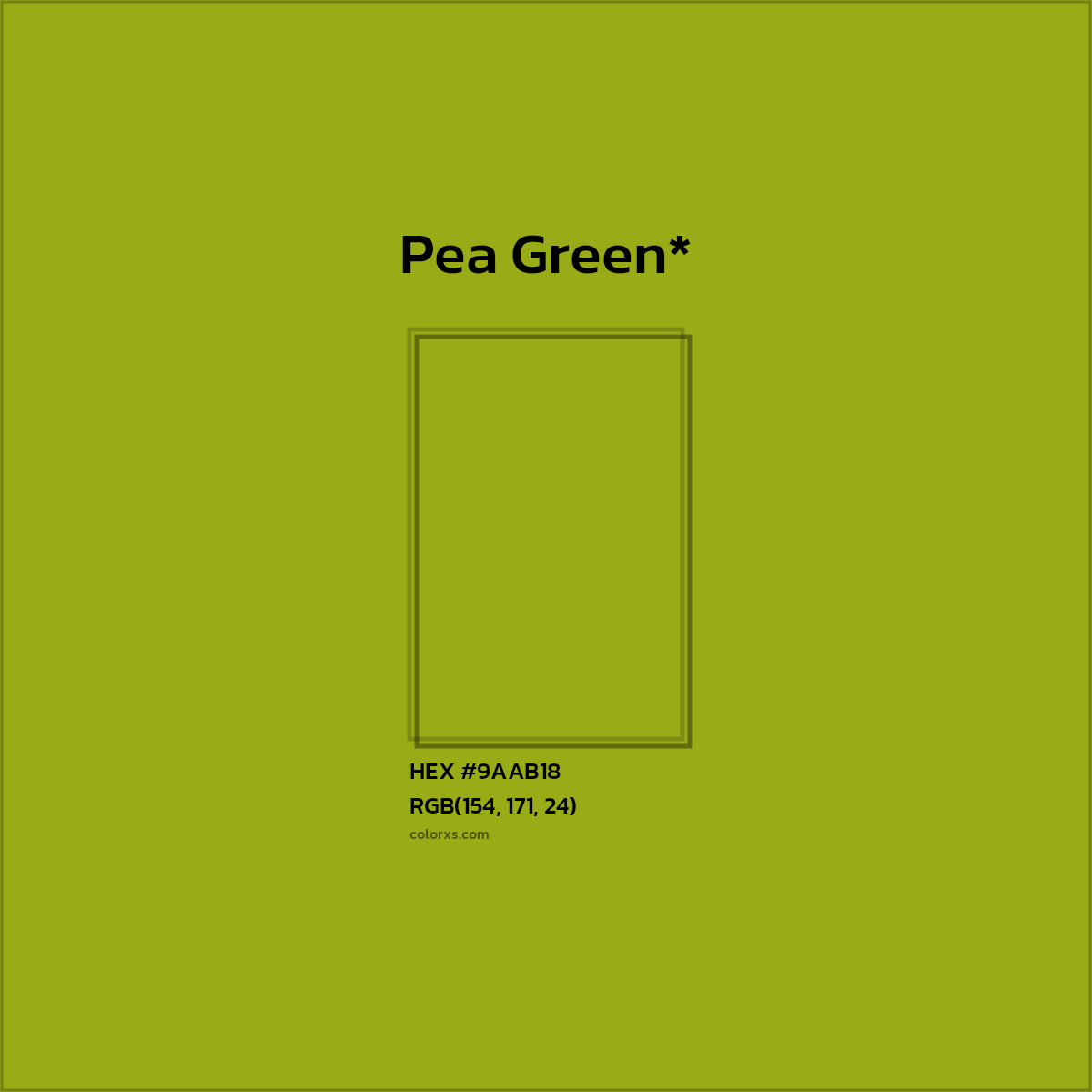 HEX #9AAB18 Color Name, Color Code, Palettes, Similar Paints, Images