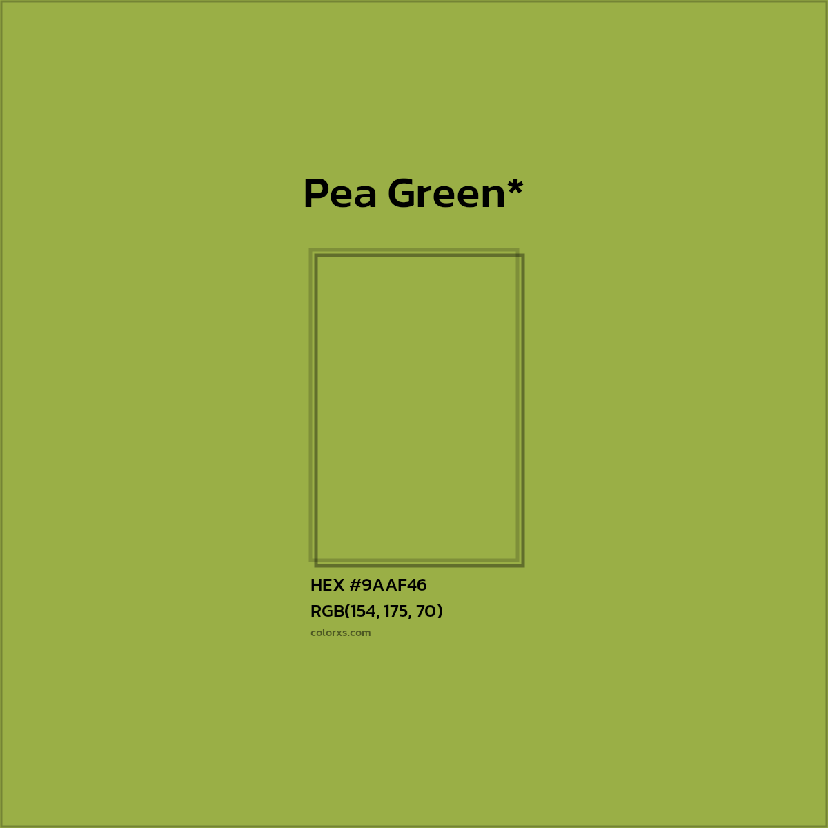 HEX #9AAF46 Color Name, Color Code, Palettes, Similar Paints, Images
