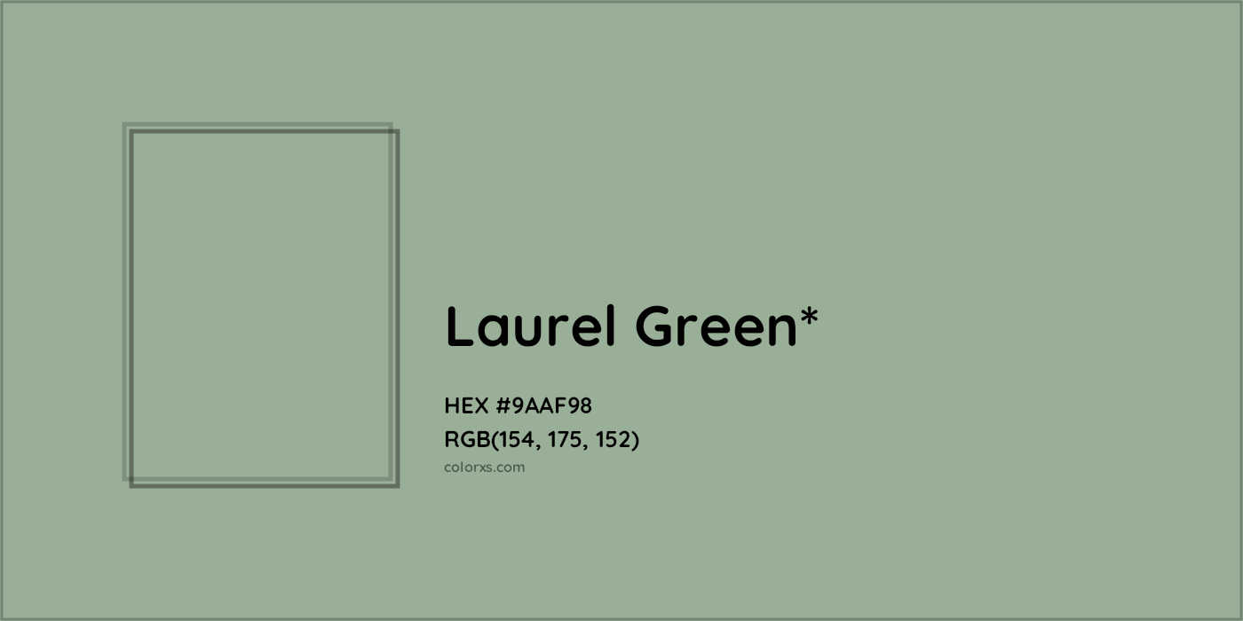 HEX #9AAF98 Color Name, Color Code, Palettes, Similar Paints, Images