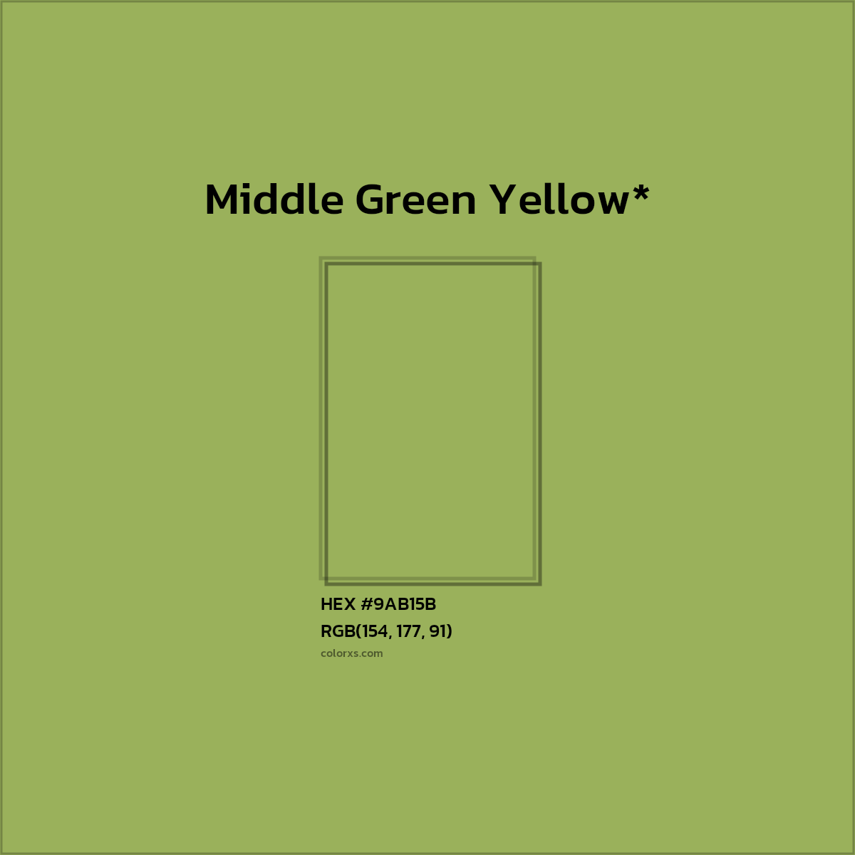 HEX #9AB15B Color Name, Color Code, Palettes, Similar Paints, Images