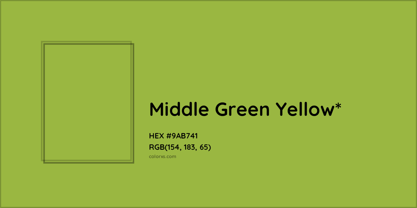 HEX #9AB741 Color Name, Color Code, Palettes, Similar Paints, Images