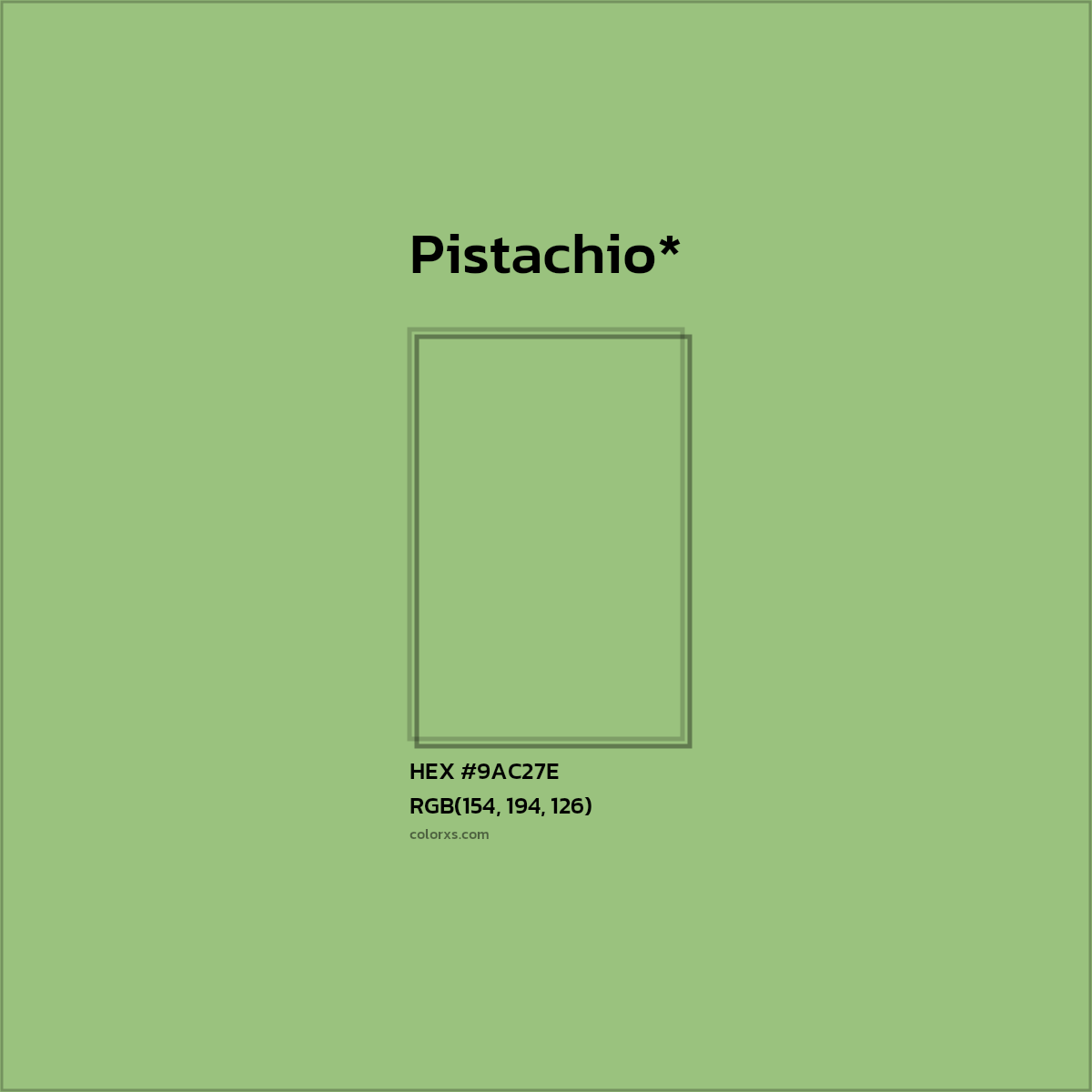 HEX #9AC27E Color Name, Color Code, Palettes, Similar Paints, Images