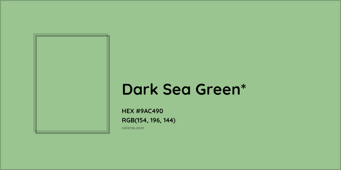 HEX #9AC490 Color Name, Color Code, Palettes, Similar Paints, Images