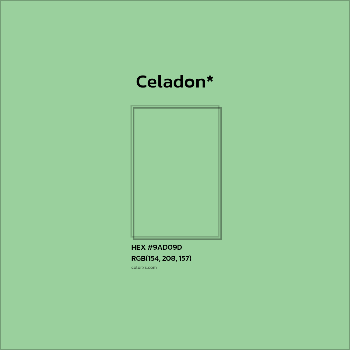 HEX #9AD09D Color Name, Color Code, Palettes, Similar Paints, Images