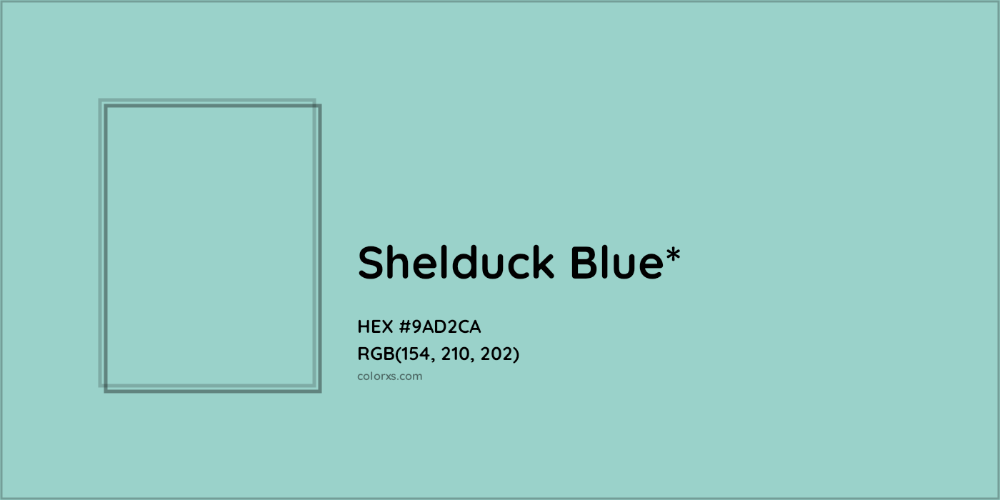 HEX #9AD2CA Color Name, Color Code, Palettes, Similar Paints, Images