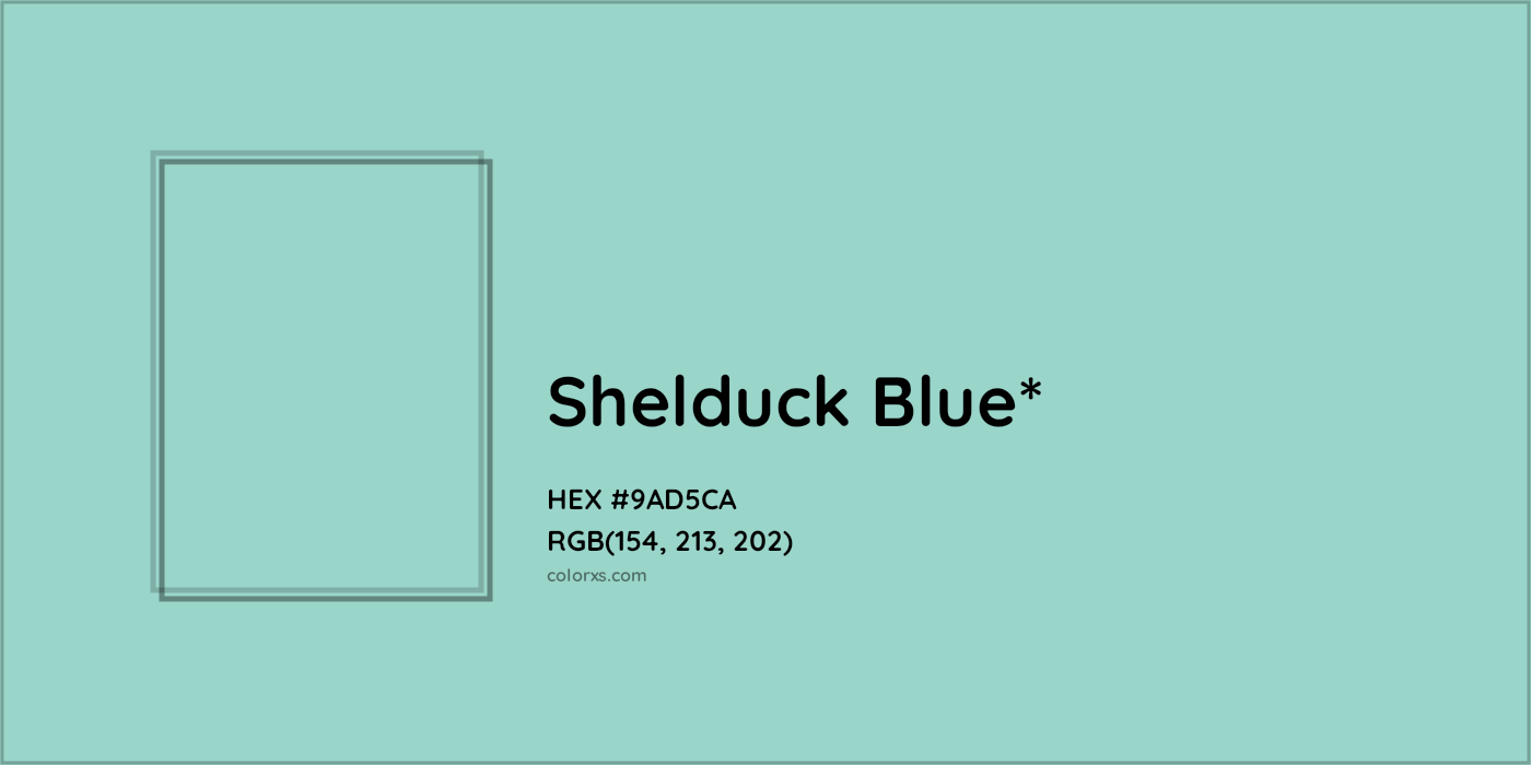 HEX #9AD5CA Color Name, Color Code, Palettes, Similar Paints, Images
