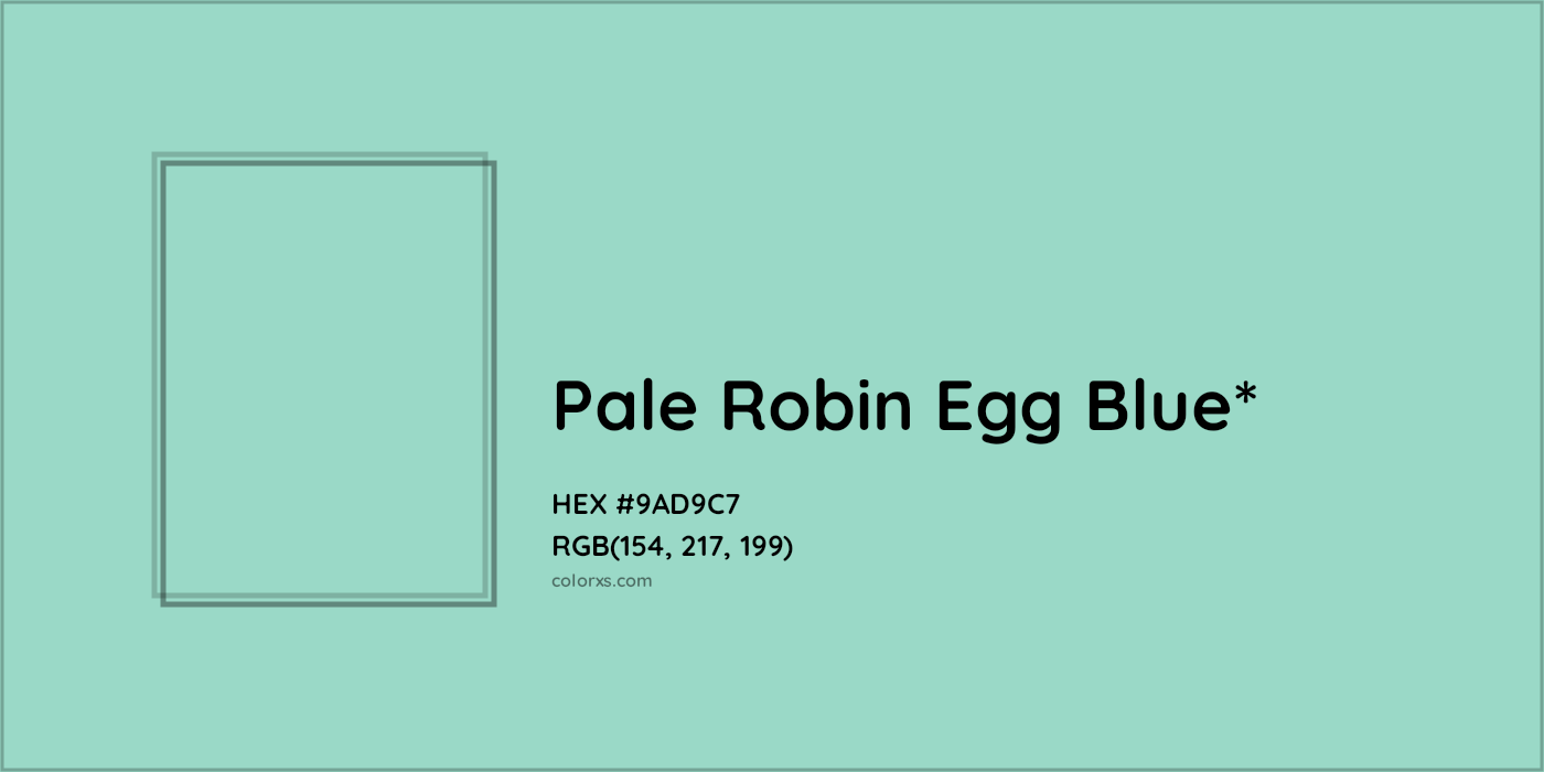 HEX #9AD9C7 Color Name, Color Code, Palettes, Similar Paints, Images