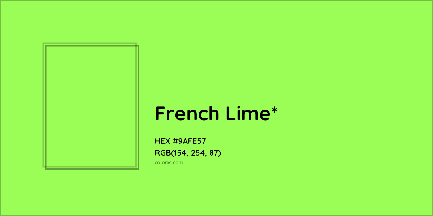 HEX #9AFE57 Color Name, Color Code, Palettes, Similar Paints, Images