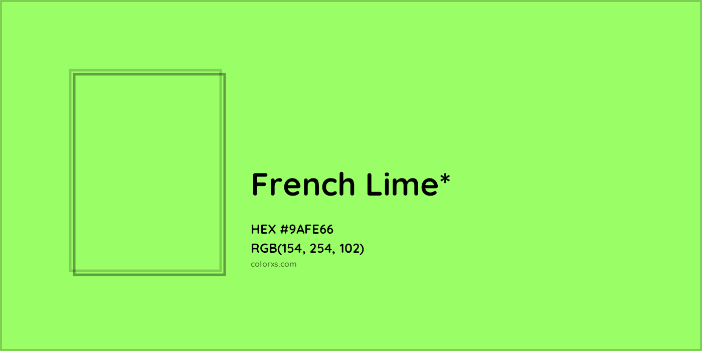HEX #9AFE66 Color Name, Color Code, Palettes, Similar Paints, Images