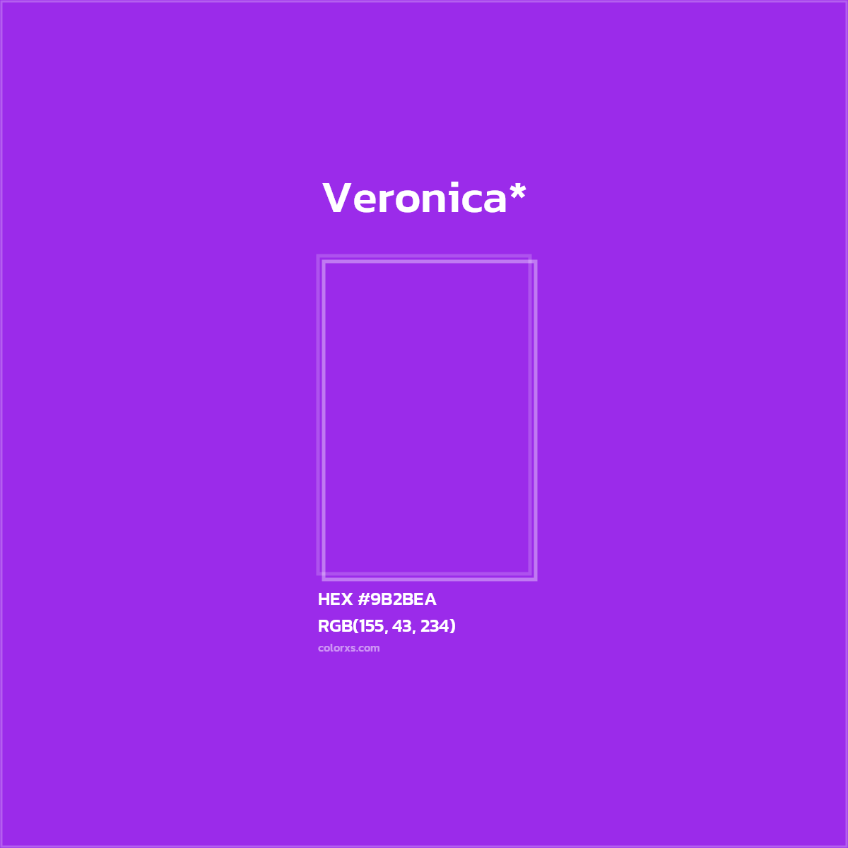 HEX #9B2BEA Color Name, Color Code, Palettes, Similar Paints, Images