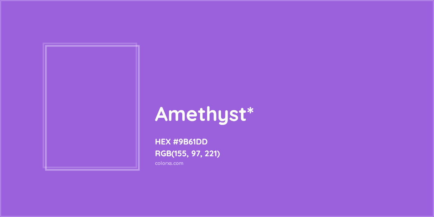HEX #9B61DD Color Name, Color Code, Palettes, Similar Paints, Images