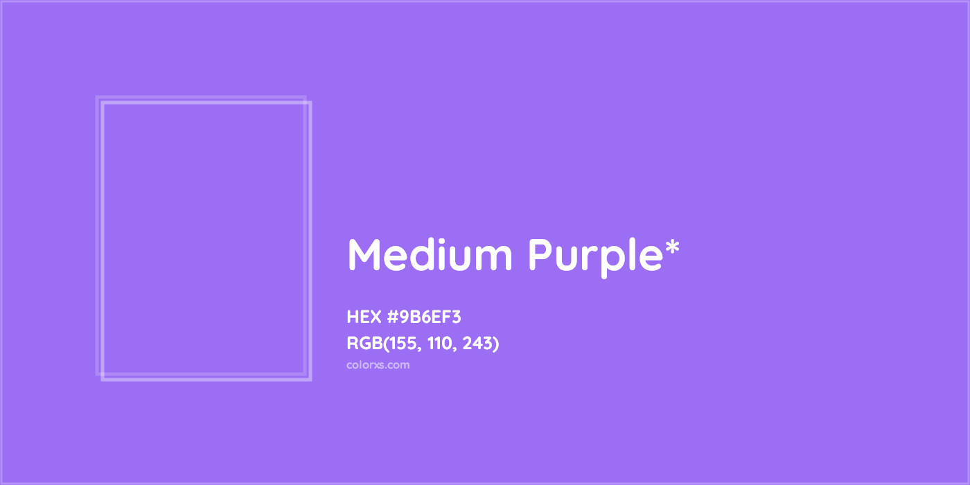 HEX #9B6EF3 Color Name, Color Code, Palettes, Similar Paints, Images