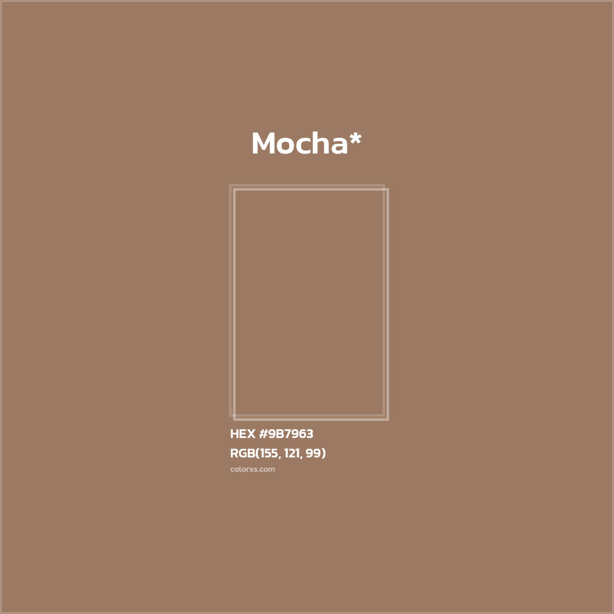 HEX #9B7963 Color Name, Color Code, Palettes, Similar Paints, Images